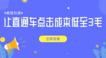 疯狂引流：让直通车点击成本低至3毛的